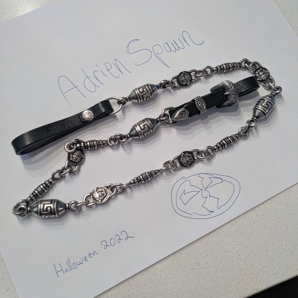 Gianni Versace wallet chain